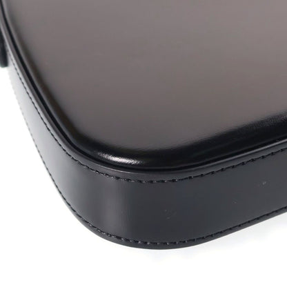 Celine Tina Triomphe Leather Bag Gold Black — view 5