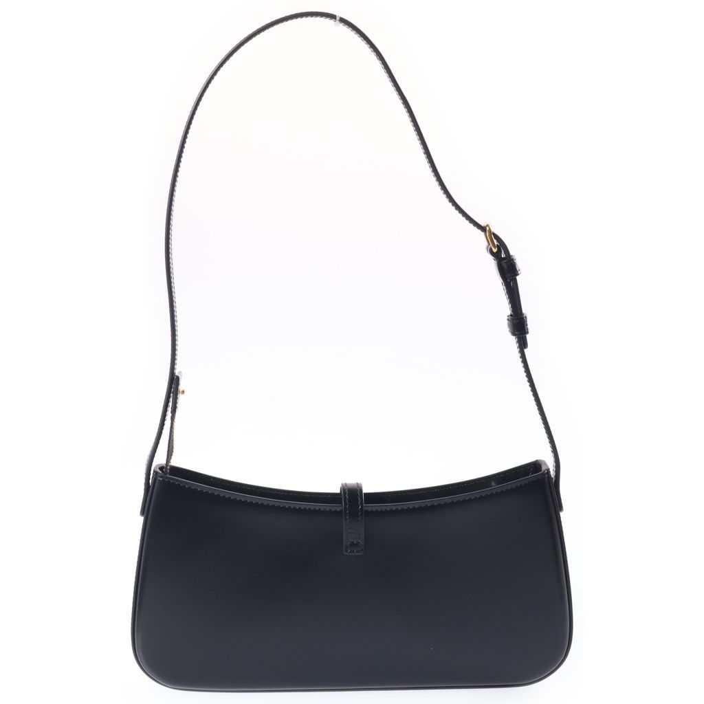 Celine Tina Triomphe Leather Bag Gold Black — view 2
