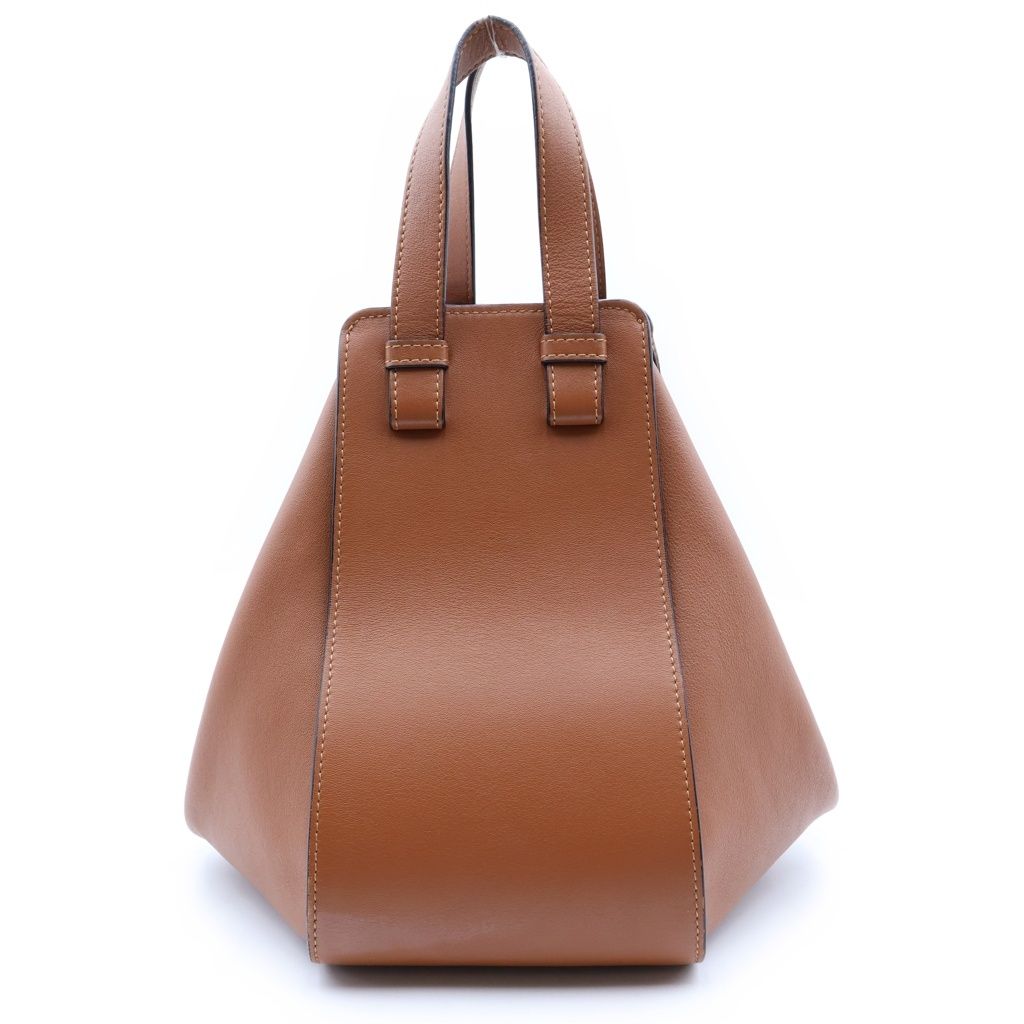 Loewe Hammock Small 2-Way Shoulder Bag Brown Leather — view 2