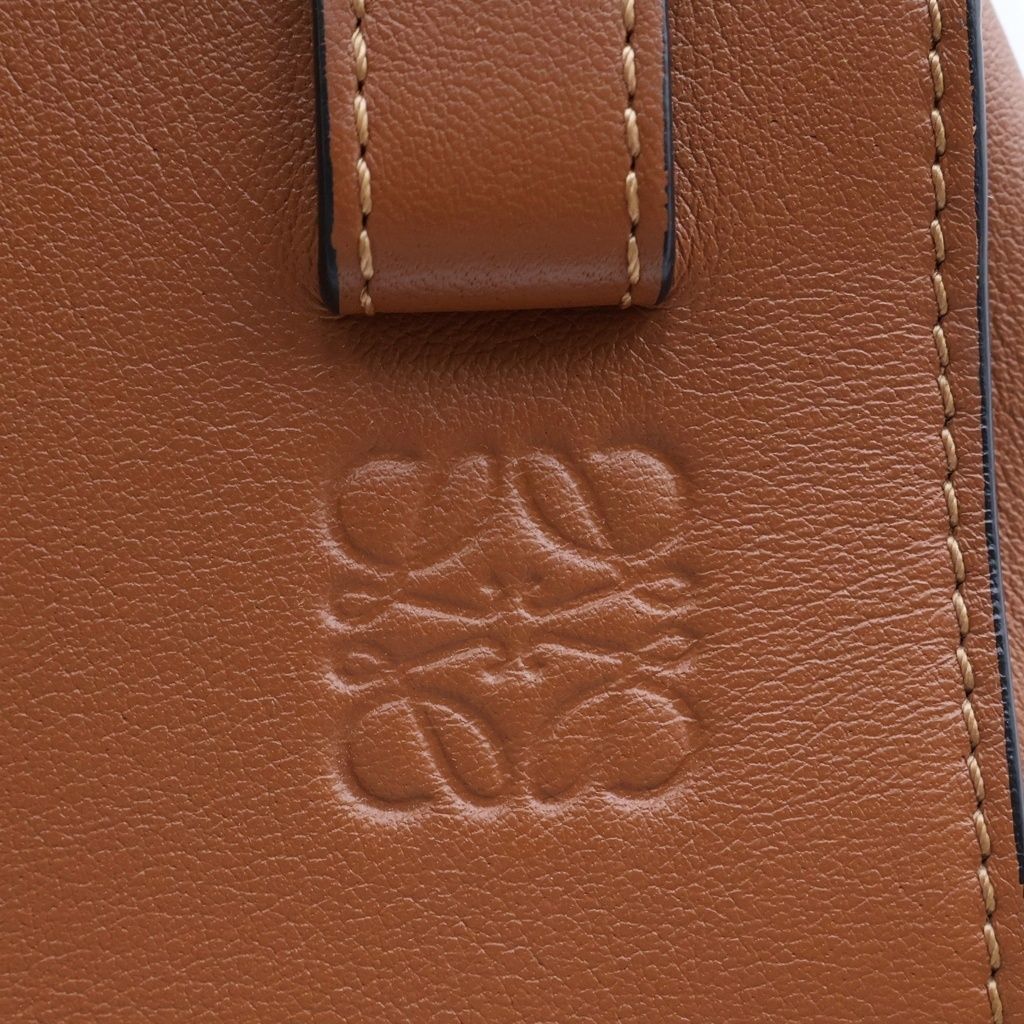 Loewe Hammock Small 2-Way Shoulder Bag Brown Leather — view 6