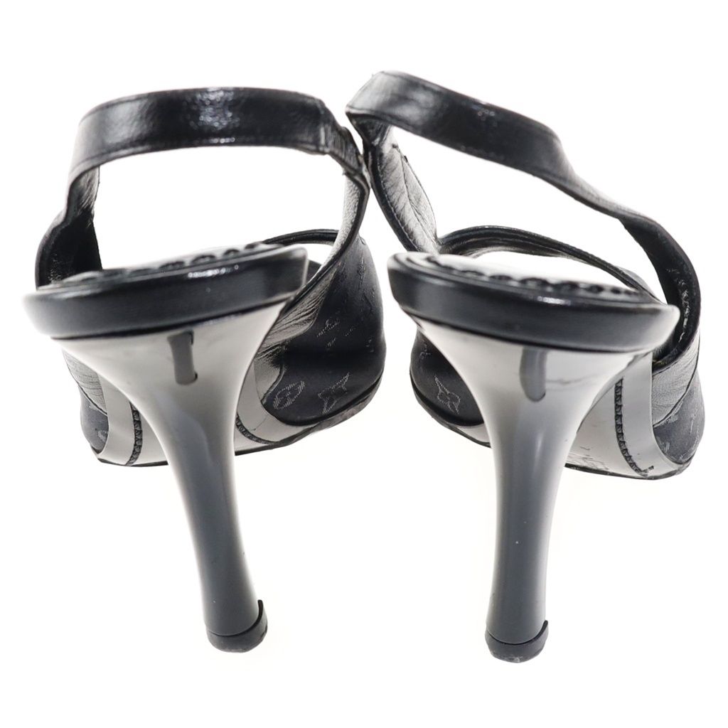 Louis Vuitton Monogram Open Toe Pumps Sandals Strap Stiletto — view 3
