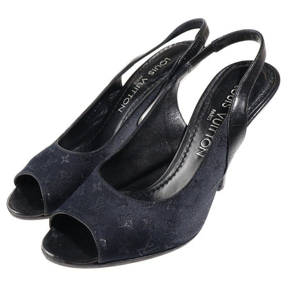 Louis Vuitton Monogram Open Toe Pumps Sandals Strap Stiletto