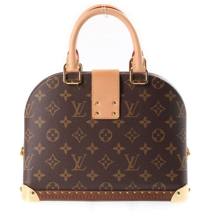 Louis Vuitton Monogram Alma Trunk Shoulder Bag Brown Leather — view 2