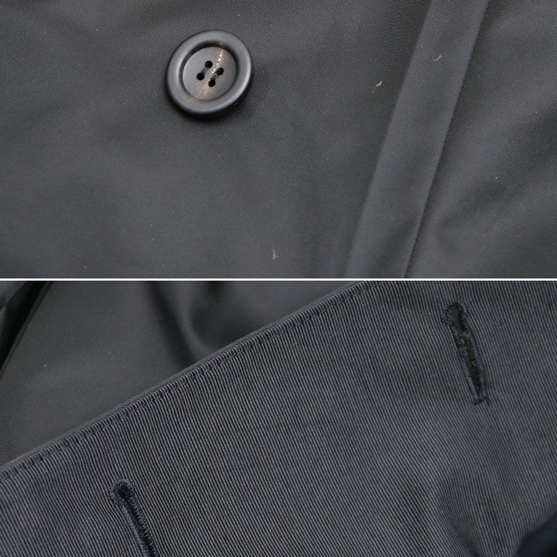 Prada Nylon Trench Coat Black 44 — view 8