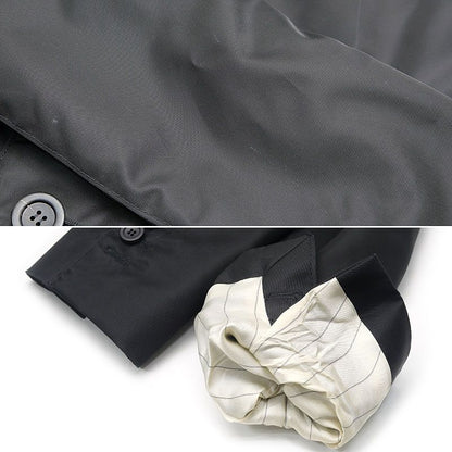 Prada Nylon Trench Coat Black 44 — view 7