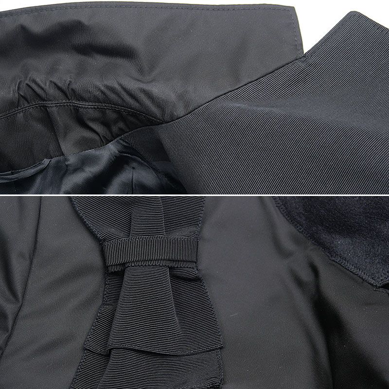 Prada Nylon Trench Coat Black 44 — view 6