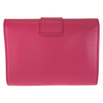 Saint Laurent Classic Y-line Satchel Small 2-Way Pink Leather Chain Shoulder Bag — view 2