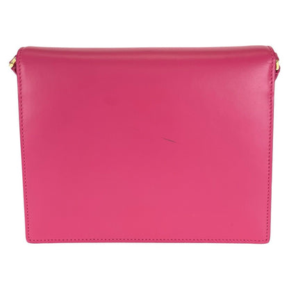Dolce & Gabbana DG Logo 2-Way Pink Gold Leather Shoulder Bag Clutch — view 2