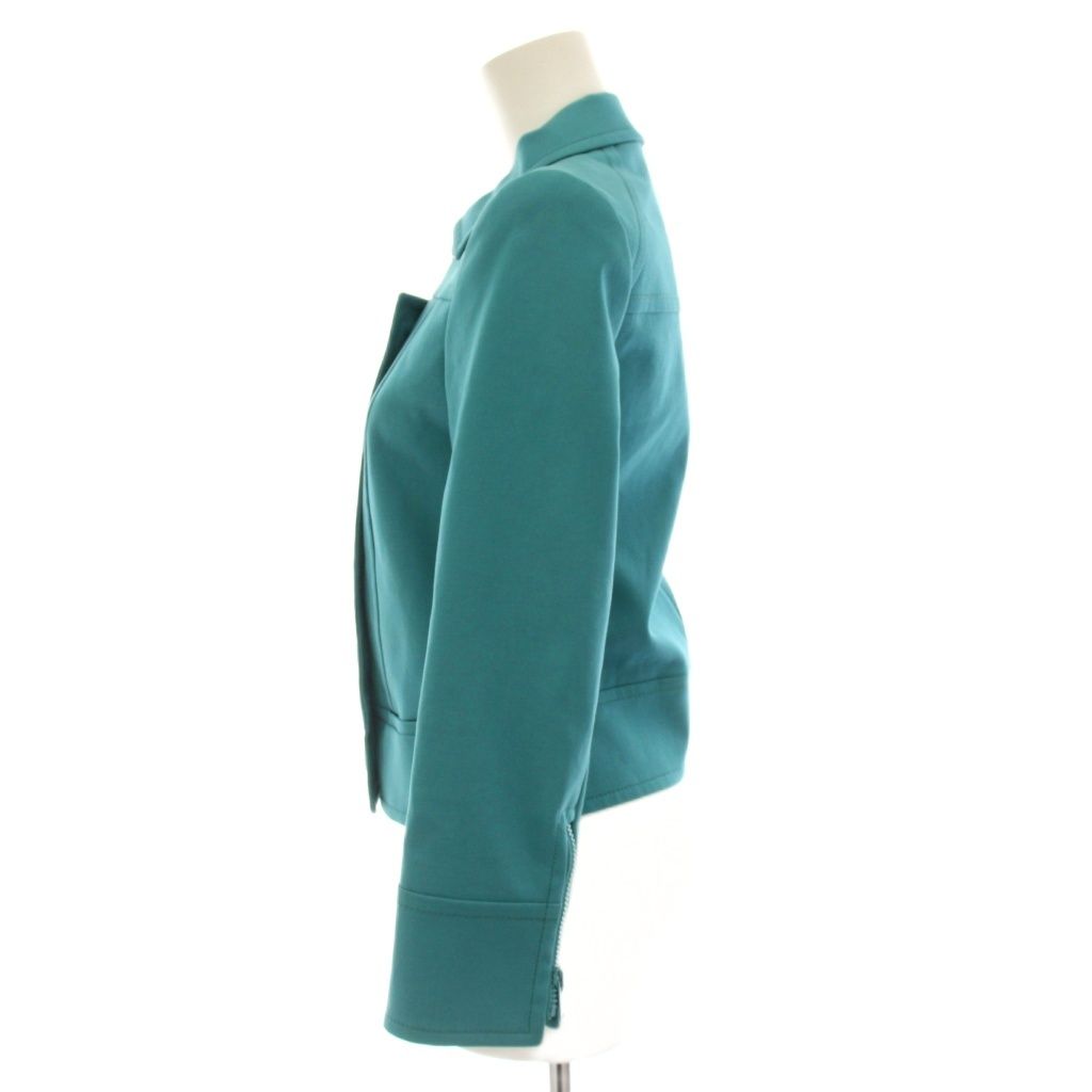 Gucci Jacket Zip Up Turquoise Blue 38 — view 2