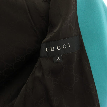 Gucci Jacket Zip Up Turquoise Blue 38 — view 5