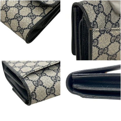 Gucci Clutch Vintage GG Supreme Leather Navy — view 6