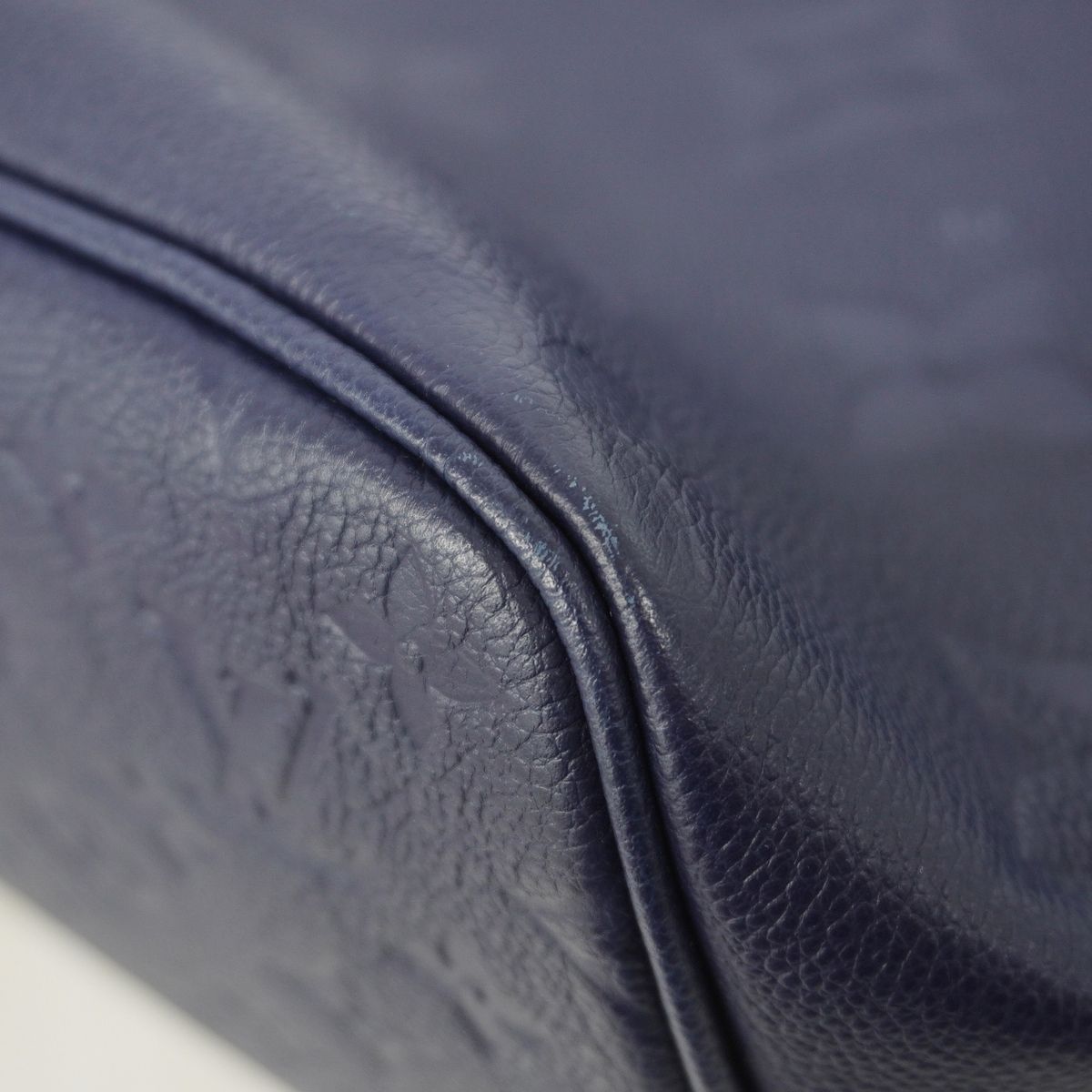 Louis Vuitton Tote Bag Monogram Empreinte Neverfull MM Navy — view 6