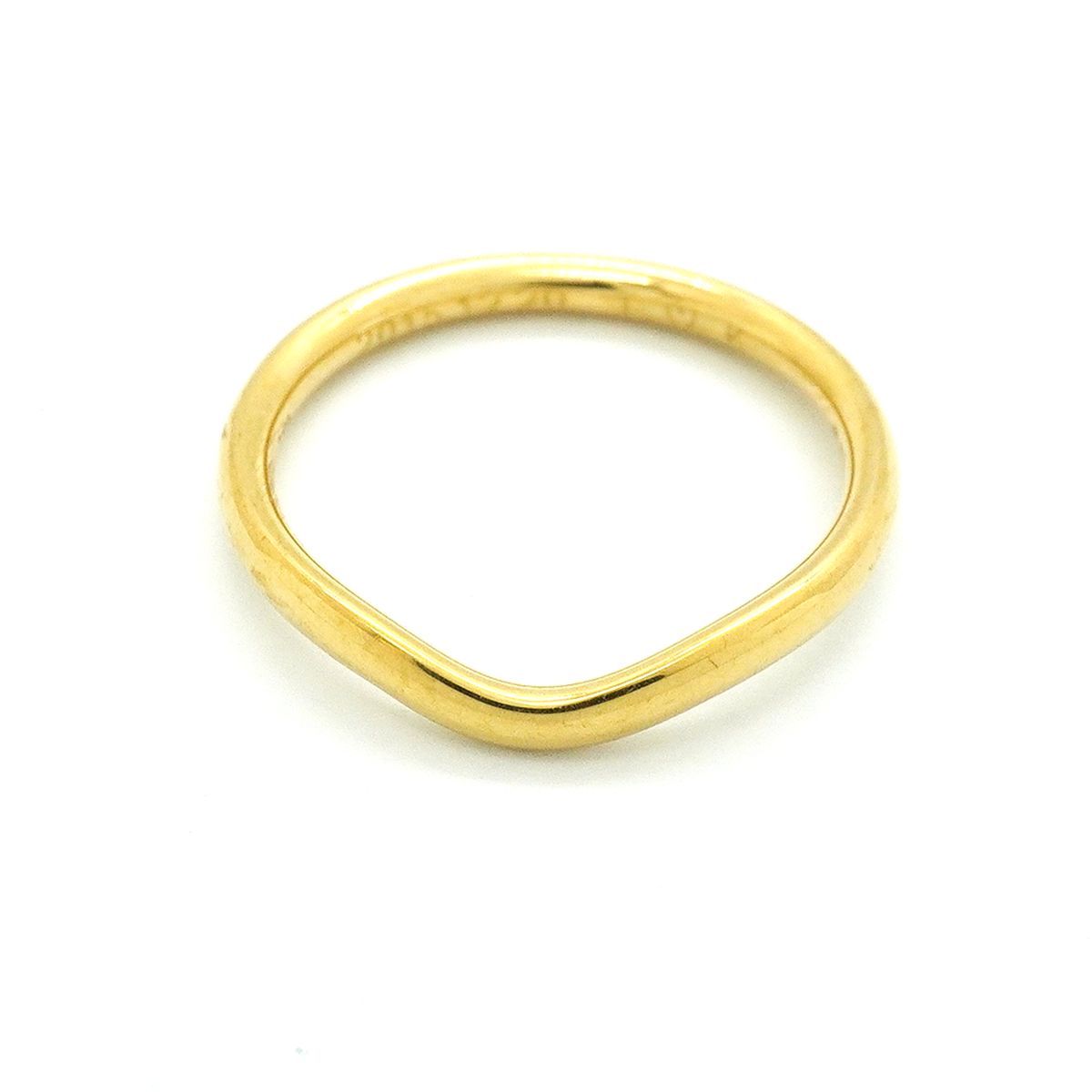 Tiffany & Co Ring Curved Band 18k Yellow Gold — view 3