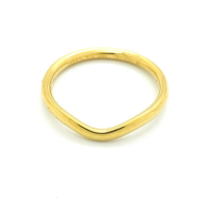 Tiffany & Co Ring Curved Band 18k Yellow Gold — view 3