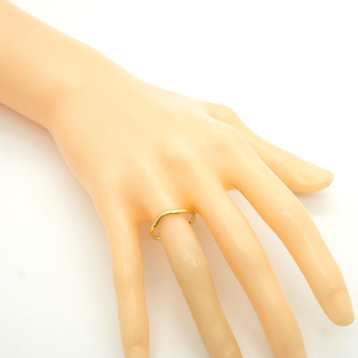 Tiffany & Co Ring Curved Band 18k Yellow Gold — view 8