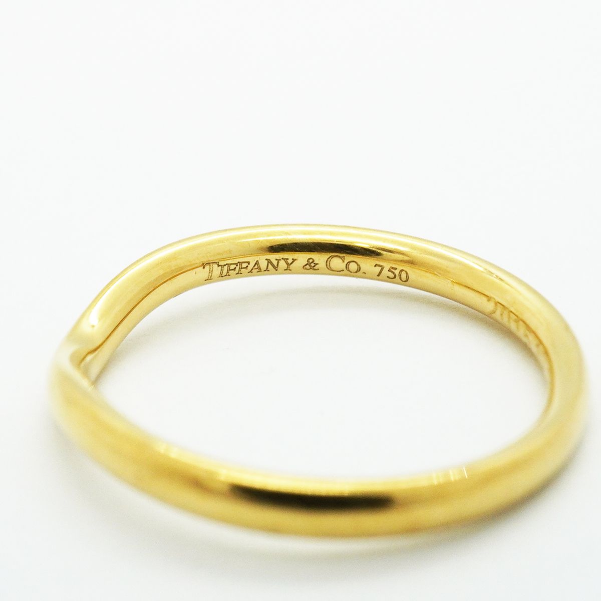 Tiffany & Co Ring Curved Band 18k Yellow Gold — view 4