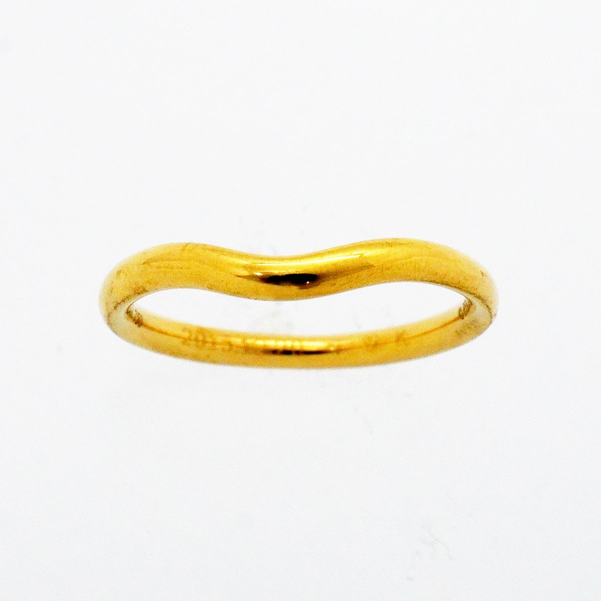 Tiffany & Co Ring Curved Band 18k Yellow Gold — view 2