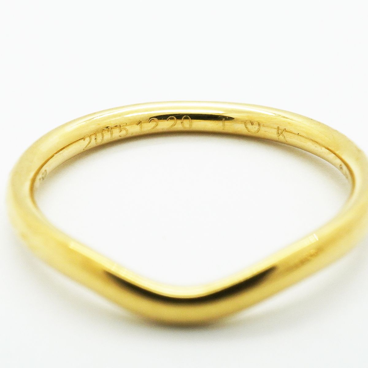 Tiffany & Co Ring Curved Band 18k Yellow Gold — view 6