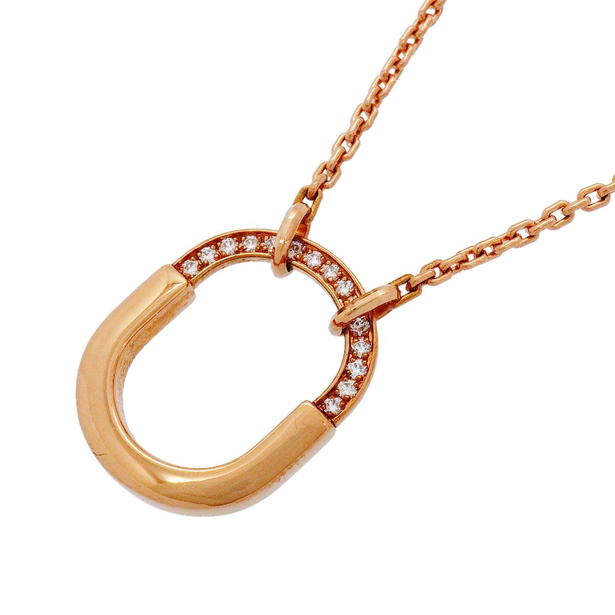 Tiffany & Co Necklace Rock Small 18k Pink Gold Diamond
