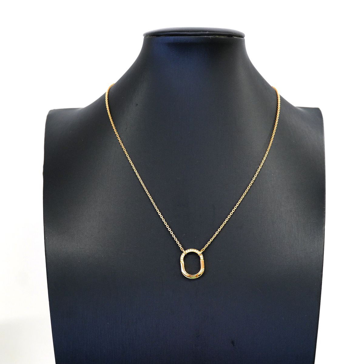 Tiffany & Co Necklace Rock Small 18k Pink Gold Diamond — view 7