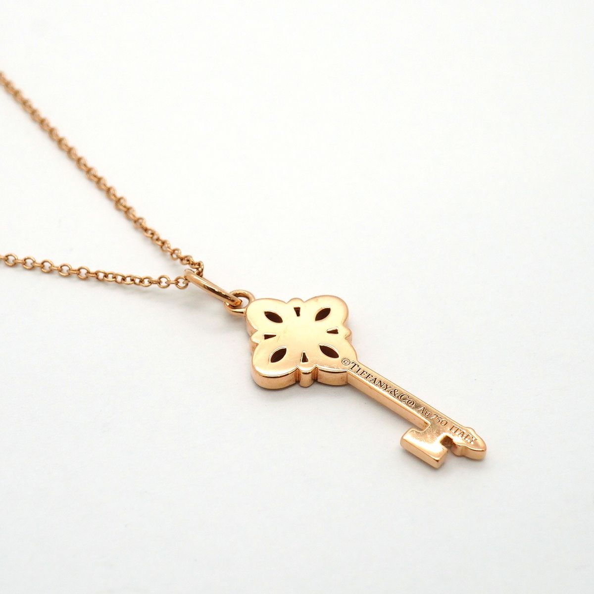 Tiffany & Co Necklace Victoria Key 18k Pink Gold Diamond — view 2