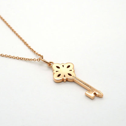 Tiffany & Co Necklace Victoria Key 18k Pink Gold Diamond — view 2