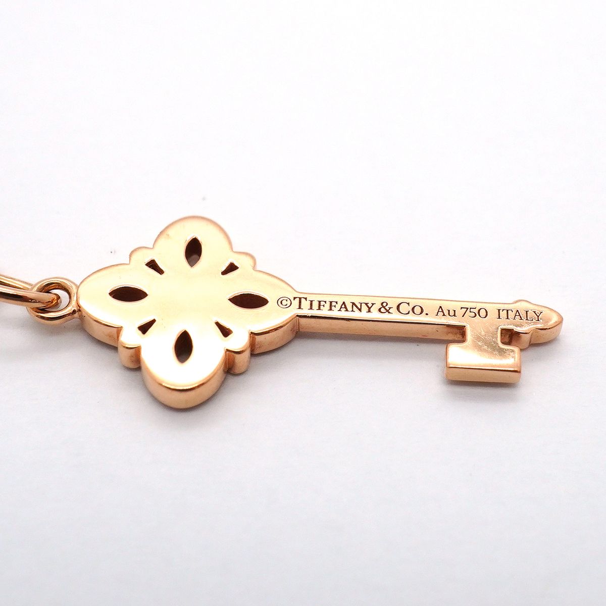Tiffany & Co Necklace Victoria Key 18k Pink Gold Diamond — view 6