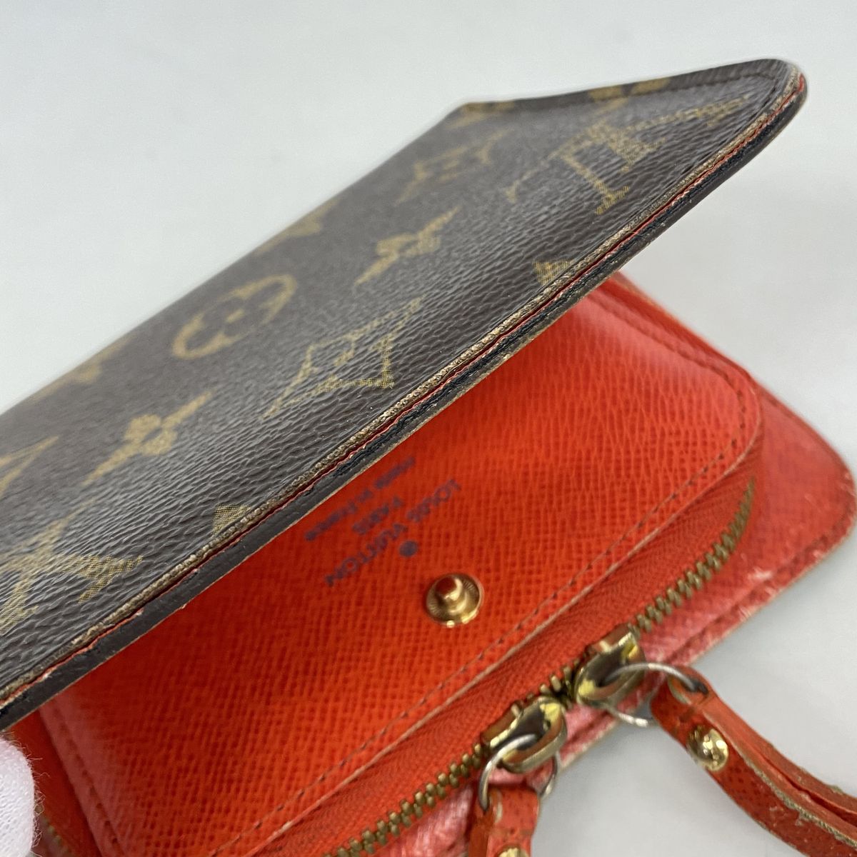 Louis Vuitton Wallet Monogram Portefeuille Monnaie Insolites Orange — view 7