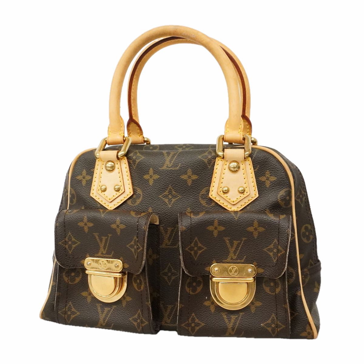 Louis Vuitton Handbag Monogram Manhattan PM Brown