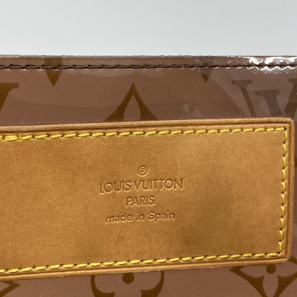 Louis Vuitton Tote Bag Monogram Vinyl Cabas Cruise Brown — view 5