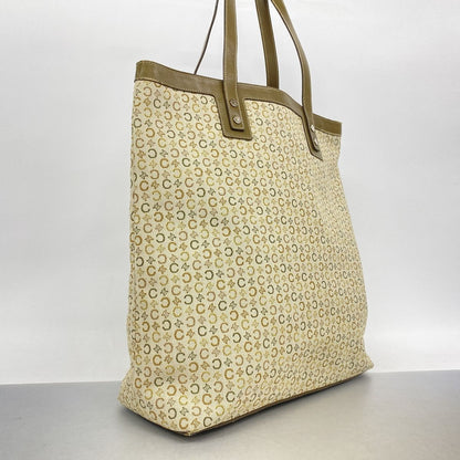 Celine Tote Bag C Macadam Canvas Khaki Silver — view 2