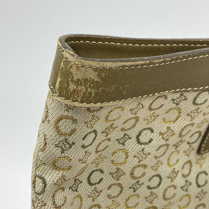 Celine Tote Bag C Macadam Canvas Khaki Silver — view 6
