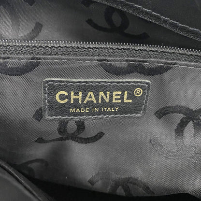 Chanel Tote Bag Wild Stitch Leather Black Gold — view 5