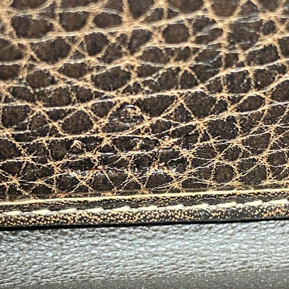 Gucci Wallet Guccissima Bamboo Leather Brown Champagne Gold — view 4