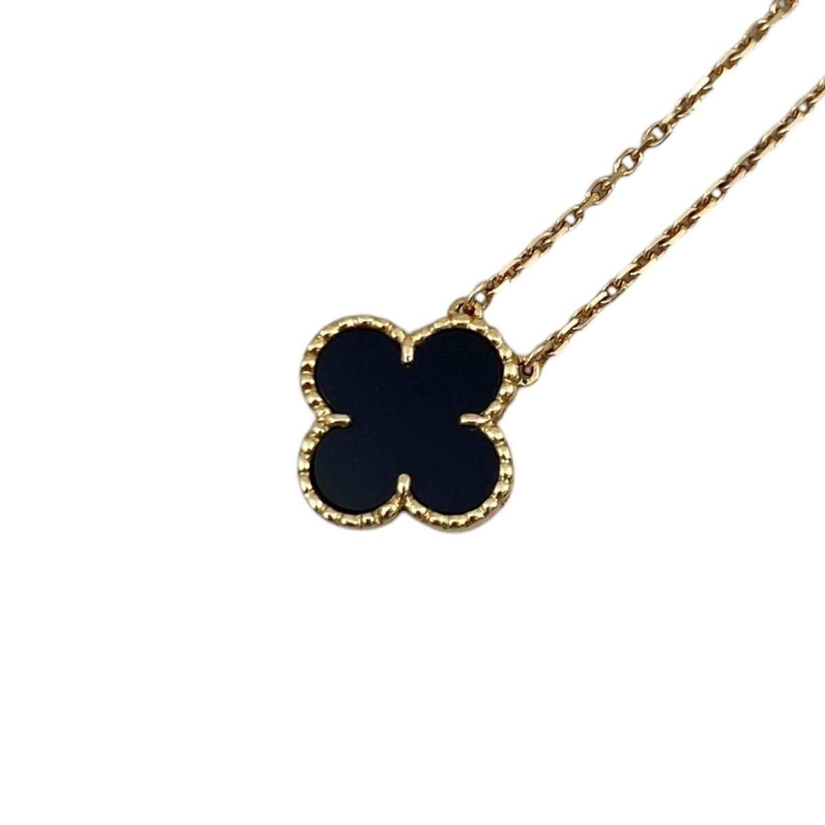 Van Cleef & Arpels Cleef&apels Necklace Vintage Alhambra Pendant Yellow Gold — view 2