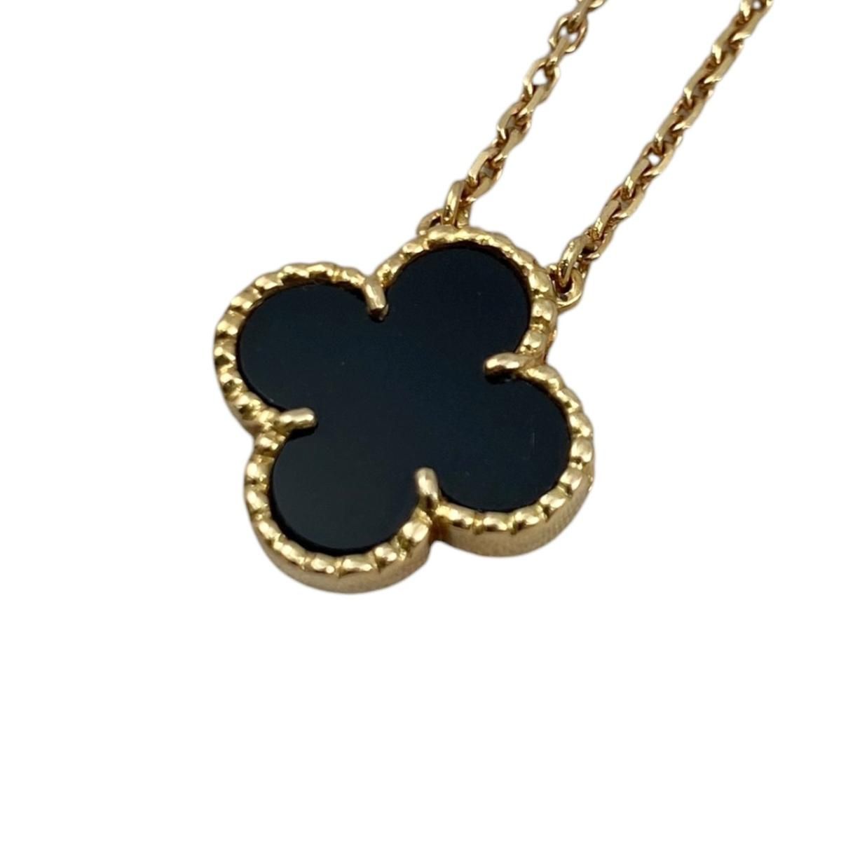 Van Cleef & Arpels Cleef&apels Necklace Vintage Alhambra Pendant Yellow Gold — view 5