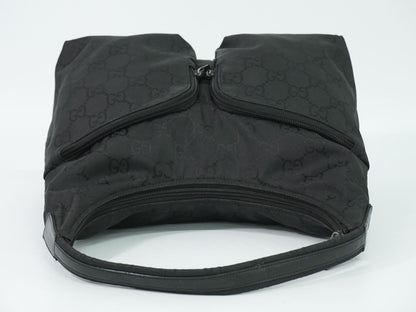 Gucci GG Nylon Shoulder Bag Black — view 5