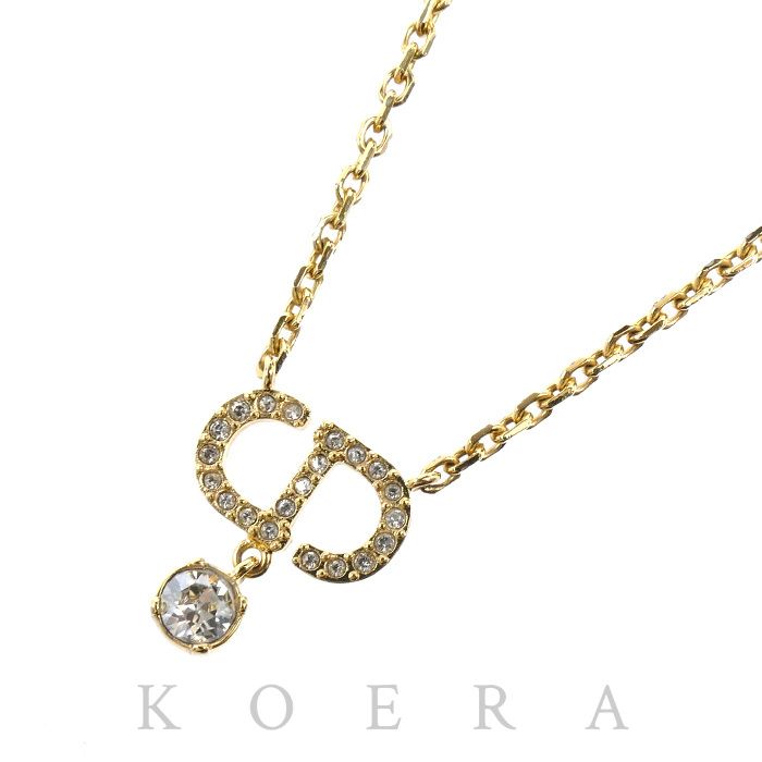 Dior Metal Petit CD Necklace