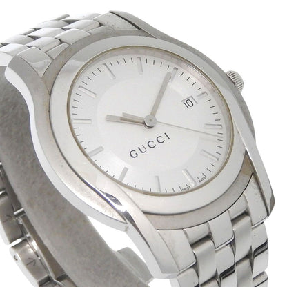 Gucci G-Class Stainless Steel Quartz Analog Display Silver Dial Watch — view 3