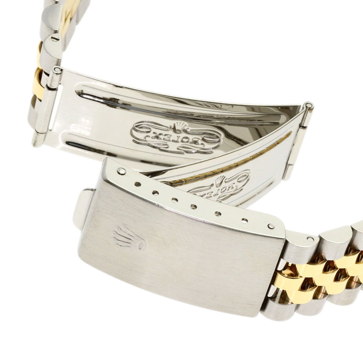 Rolex Datejust Diamond Watch SS Yellow Gold 18k — view 7