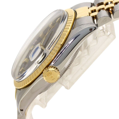 Rolex Datejust Diamond Watch SS Yellow Gold 18k — view 5