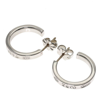 Tiffany & Co 1837 Hoop Earrings Silver