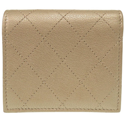 Chanel Quilted Calfskin Gold Bifold Wallet — view 2