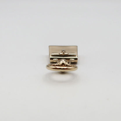Hermes Scarf Ring Mini Kelly Gold — view 5