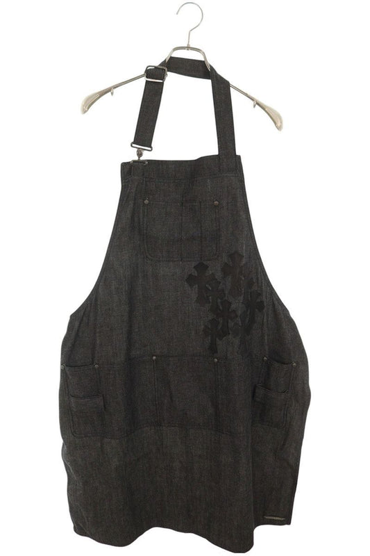 Chrome Hearts Cemetery Cross Apron Patch Denim