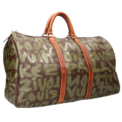 Louis Vuitton Keepall 50 Monogram Graffiti Boston Bag