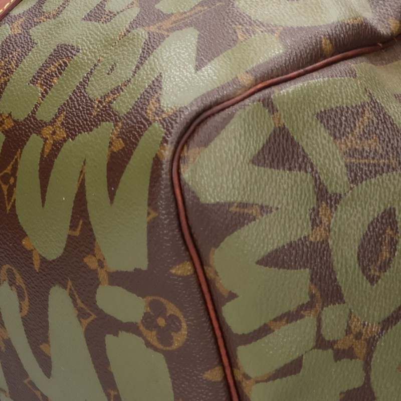 Louis Vuitton Keepall 50 Monogram Graffiti Boston Bag — view 4