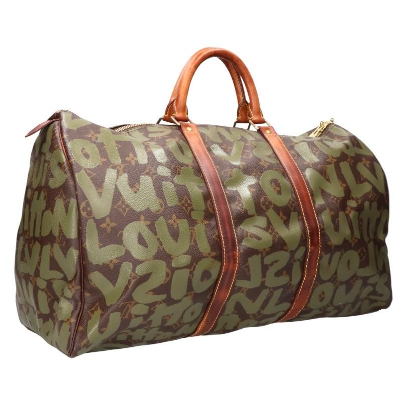 Louis Vuitton Keepall 50 Monogram Graffiti Boston Bag — view 2