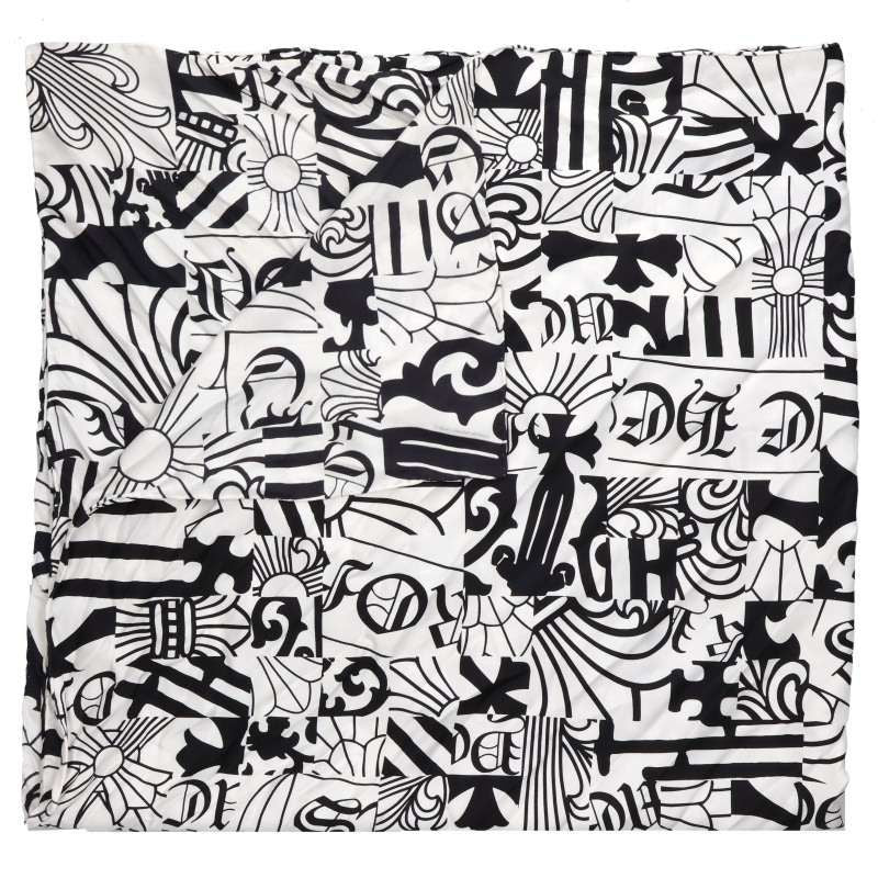 Chrome Hearts CH Scarf Multi Element Silk