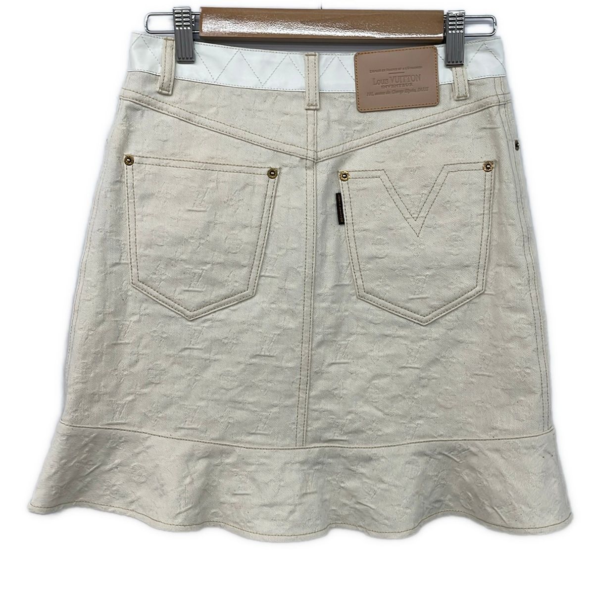 Louis Vuitton Skirt S Ivory White 36 — view 2